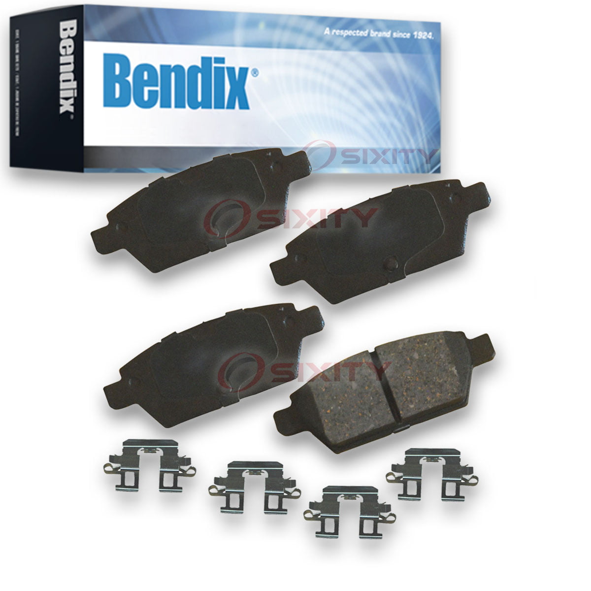 Bendix Brakes Disc Brake Pad Set Fits select: 2006-2012 FORD FUSION, 2006-2011 MAZDA 6