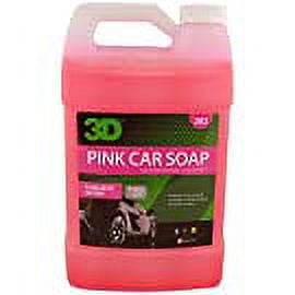 3D Wash N Wax Car Wash Soap pH Balanced Easy Rinse Scratch Free Car Soap with Wax Protection 1 Gallon