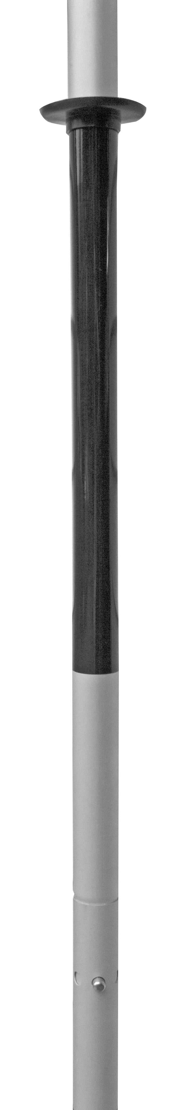 ESP 220cm 2-Piece Locomotion Kayak Paddle – Ovalized Aluminum and Polypropylene – 3 Positions Feathering – Silver/Black