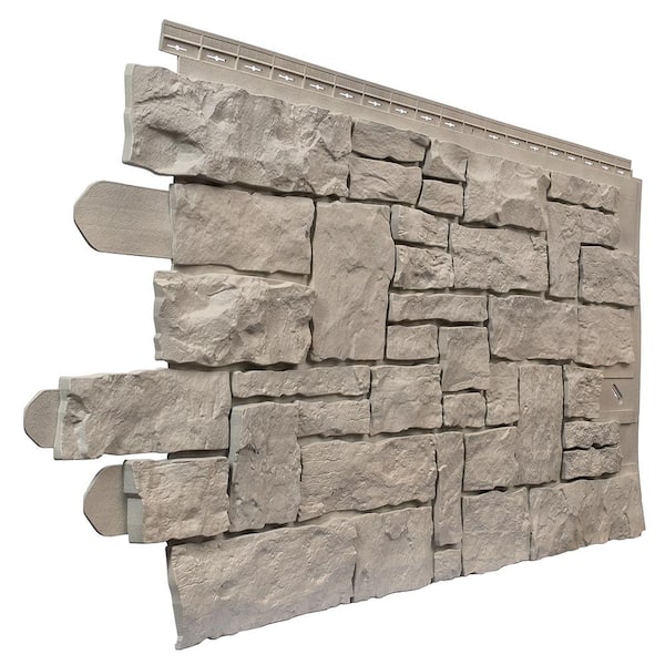 NovikStone 20.3 in. x 45 in. SK Stacked Stone Siding in Aspen (10 Panels Per Box, 49.3 sq. ft.)