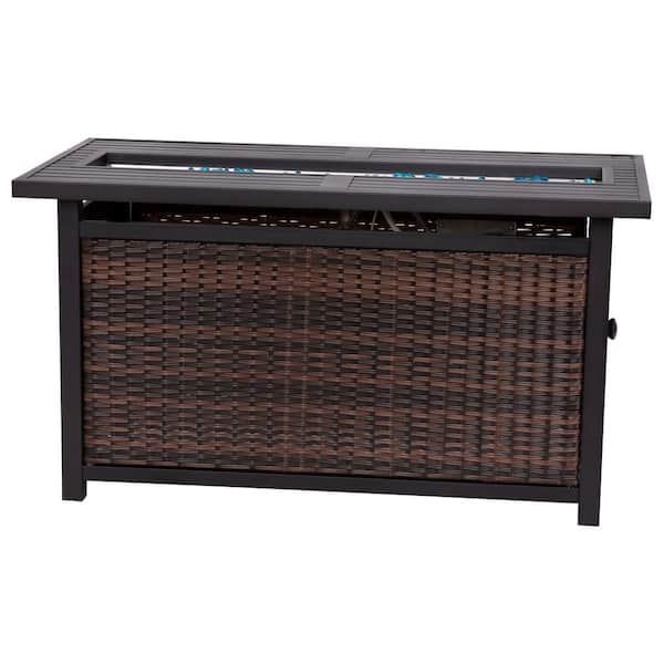 Black Plastic Fire Pit Table