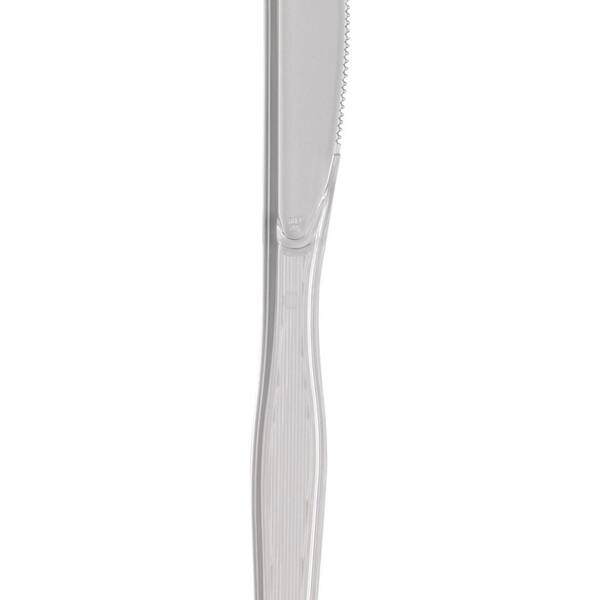 Clear Heavyweight Disposable Polystyrene Knives (1,000-Carton)