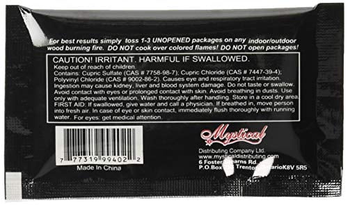 Mystical Fire Flame Colorant, 25-Count Pouch Box