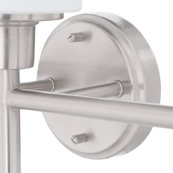 Aubrey 3-Light Satin Nickel Vanity Light