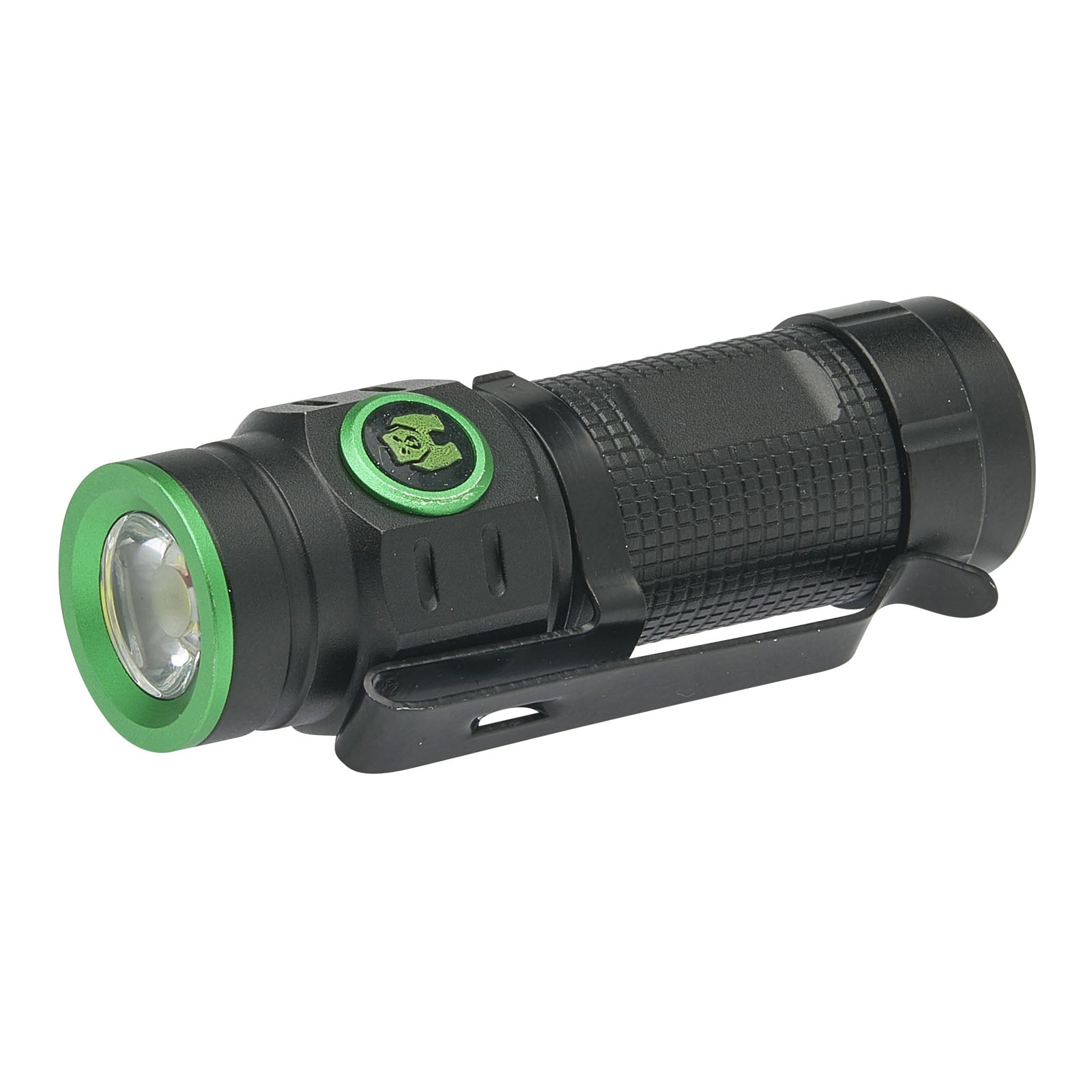 Kodiak Kub Rechargeable Li-Ion 500 Lumens COB LED Flashlight with Charging Cable Turbo, High, Med, Low Modes 0.12 lbs