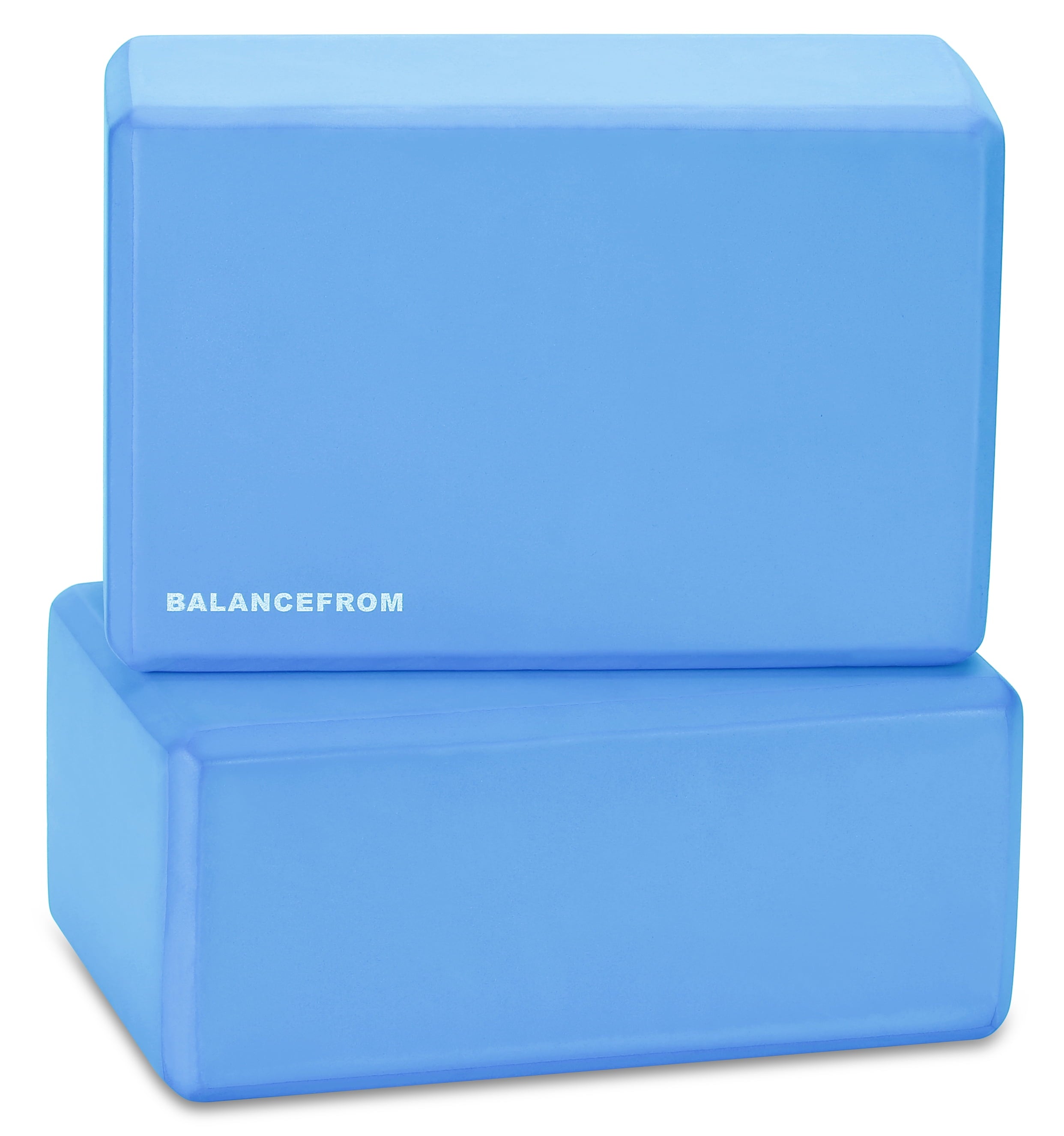 BalanceFrom Set of 2 High Density Yoga Blocks, 9 In. x 6 In. x 4 In. Each