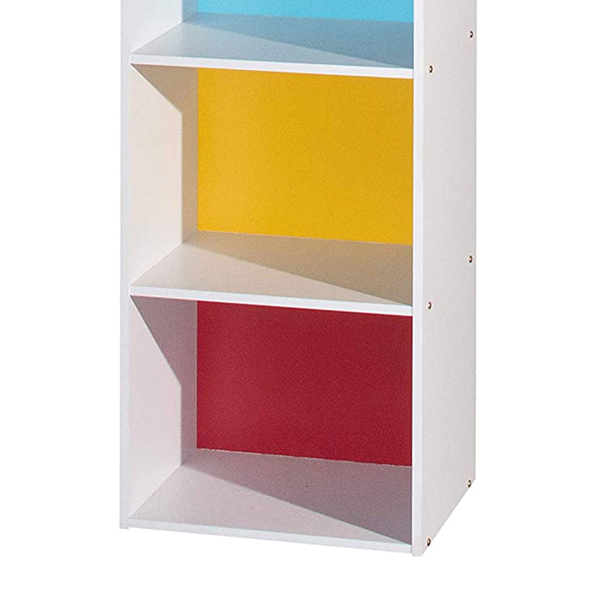 Hodedah 5-Shelf Bookcase, Rainbow