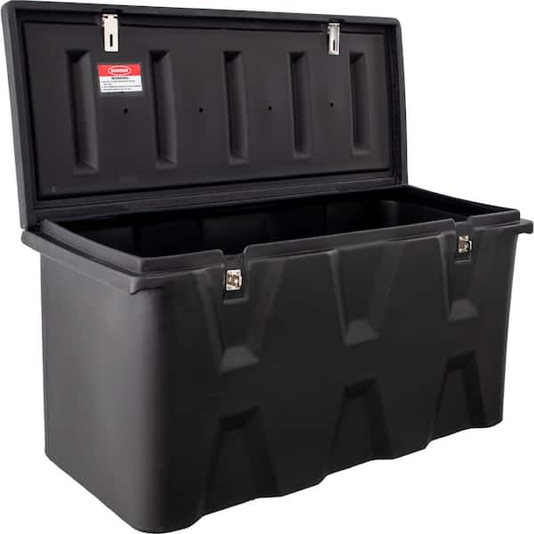 26 in. x 23 in. x 51 in. Matte Black Plastic All-Purpose Truck Tool Box Chest