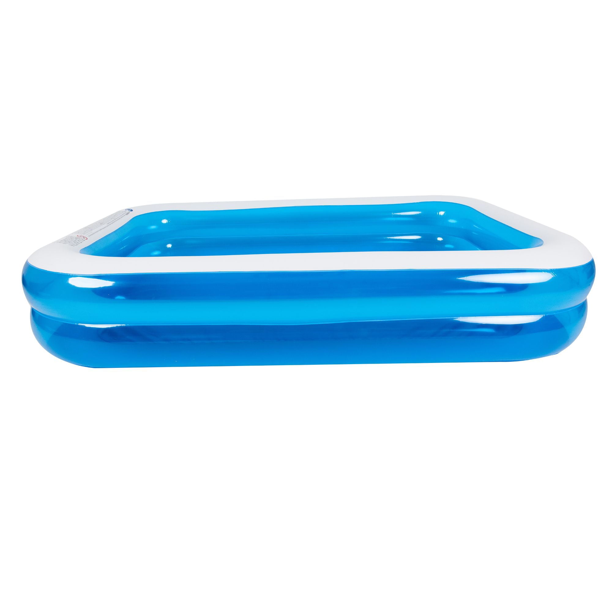 Pool Central 8.5' Blue and White Inflatable Rectangular Swimming Pool