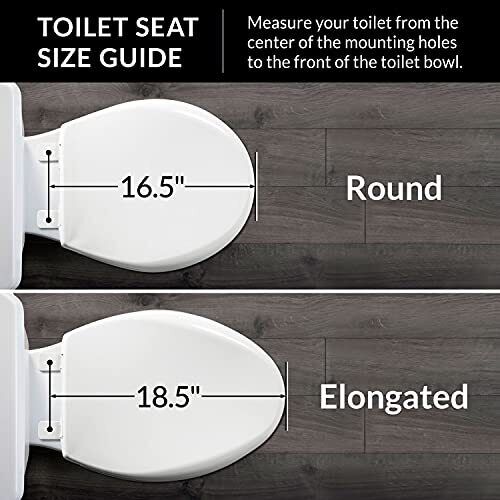Mayfair 1815CP 000 Soft Toilet Seat with Premium Chrome Hinges that will Neve...