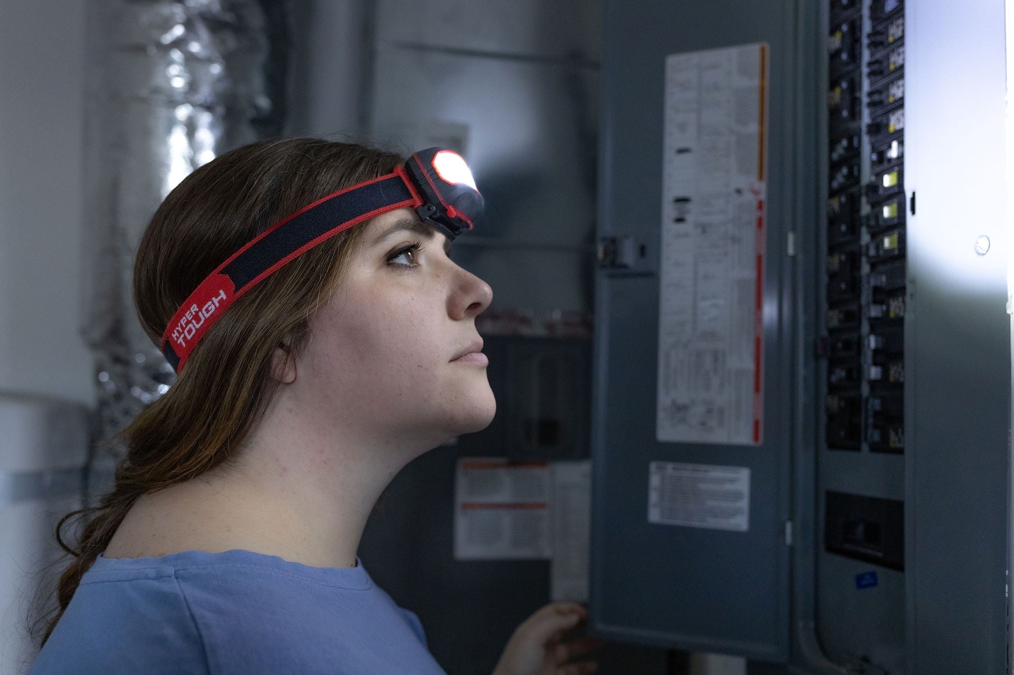 Hyper Tough 300-Lumens LED Headlamp, 3 AAA Batteries