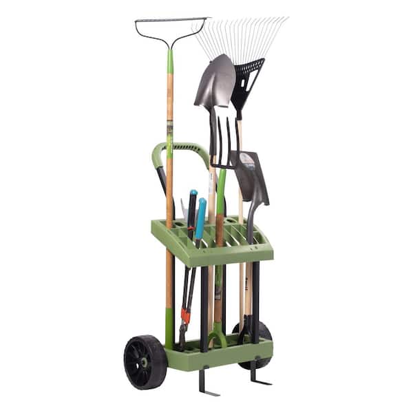Rolling Tool Toter Storage Rack Garden Cart