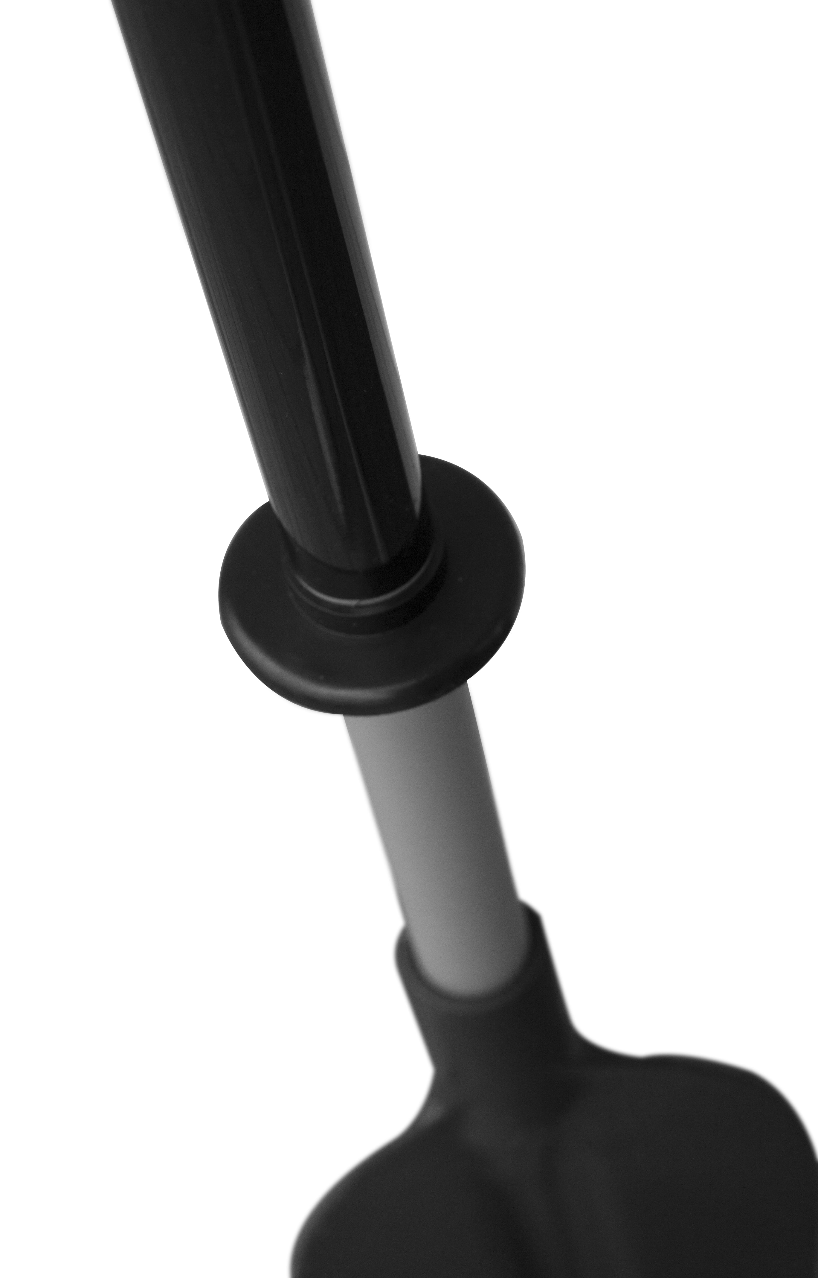 ESP 220cm 2-Piece Locomotion Kayak Paddle – Ovalized Aluminum and Polypropylene – 3 Positions Feathering – Silver/Black