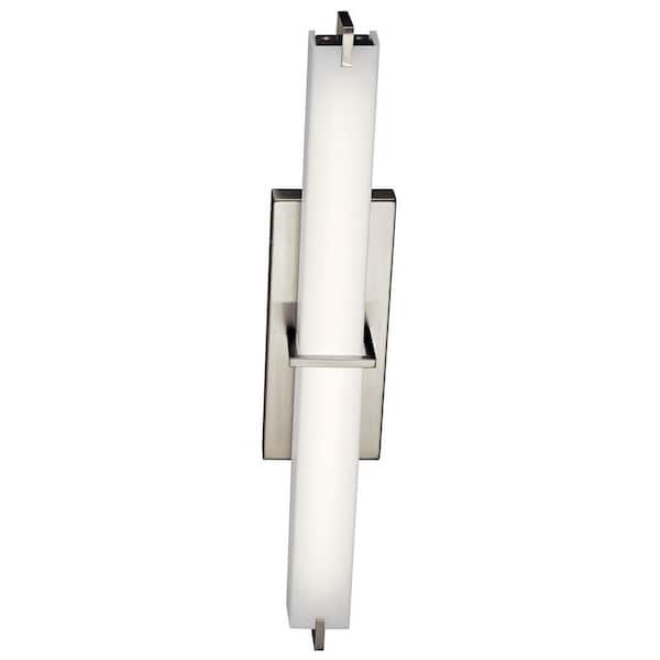 Independence 25.75 in. Brushed Nickel Integrated LED Transitional Linear Bathroom Vanity Light Bar