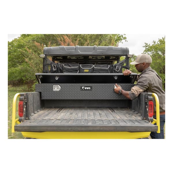 59.75 in. Matte Black Aluminum UTV Tool Box (Heavy Packaging)