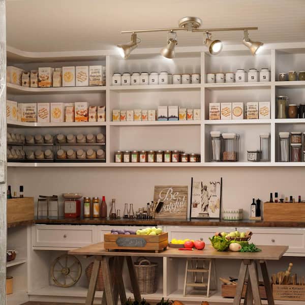 Modern Ceiling Light Head-rotatable 2.4 ft. Iros 4-Light Champagne Gold LED Track Light