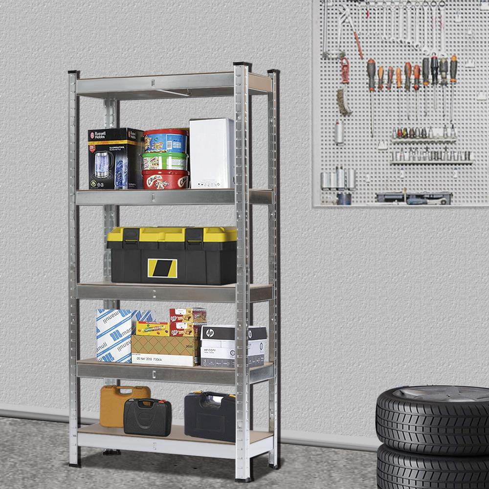 Zimtown 5 Tier Heavy Duty Steel Shelving Unit, 11.8