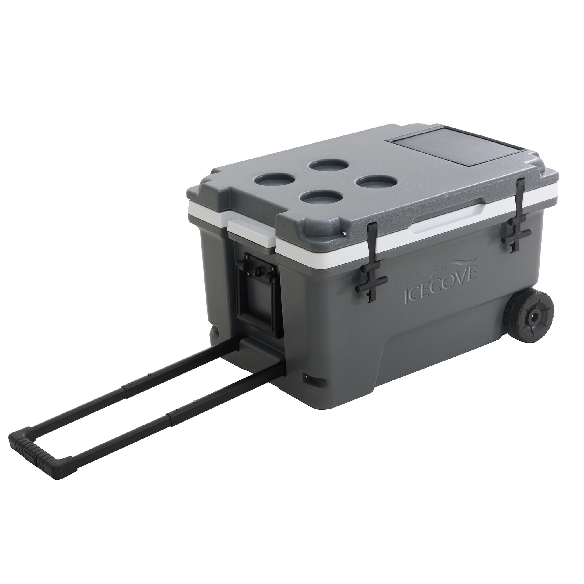 IceCove 60-Quart Solar Cooler - Castlerock Grey