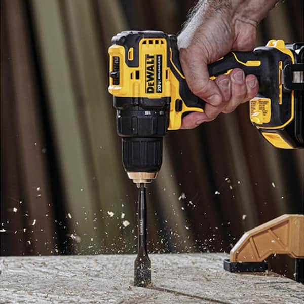 ATOMIC 20V MAX Cordless Brushless Compact 1/2 in. Drill/Driver, (2) 20V 1.3Ah Batteries, Charger and Bag
