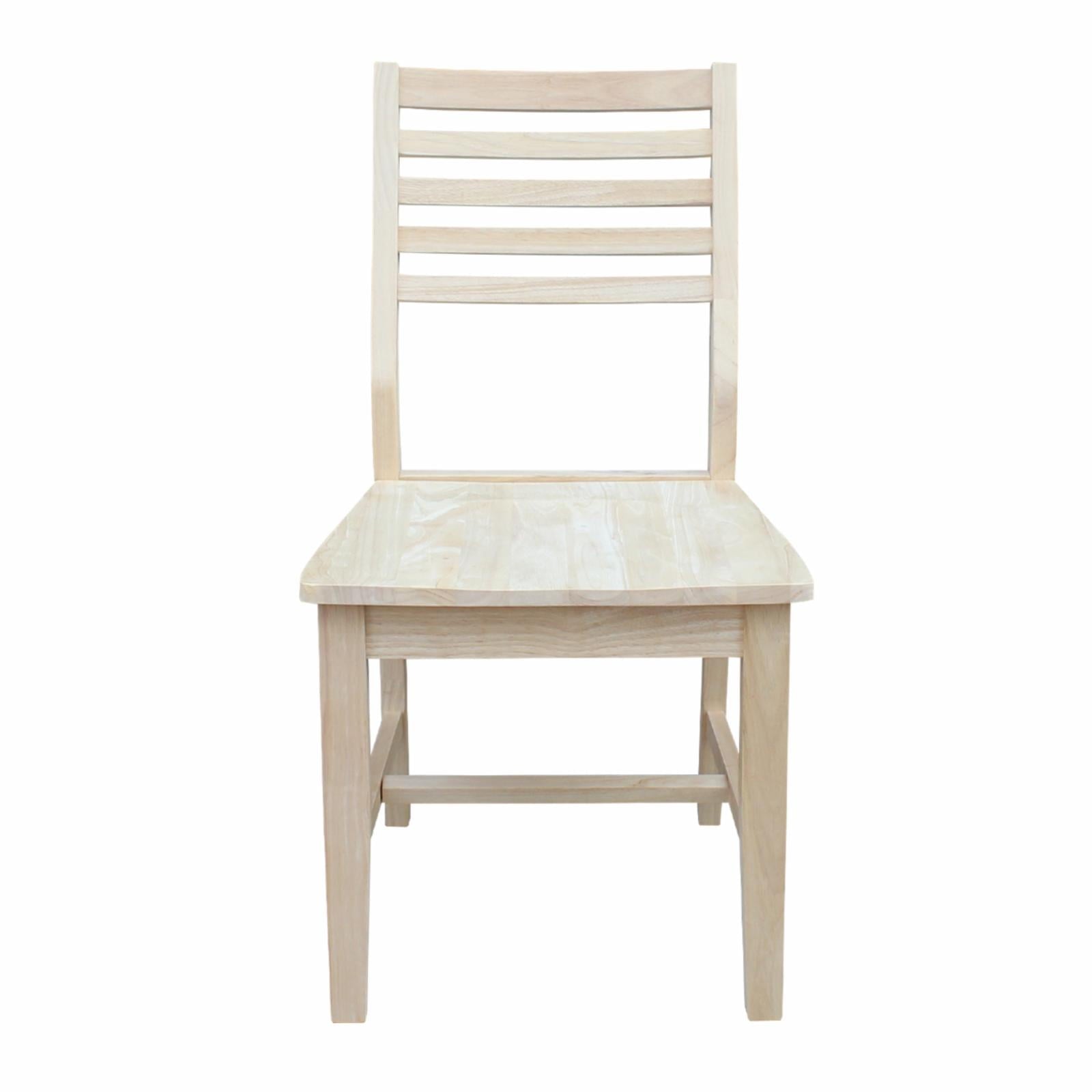 International Concepts Aspen Slat Back Dining Chairs - Set of 2
