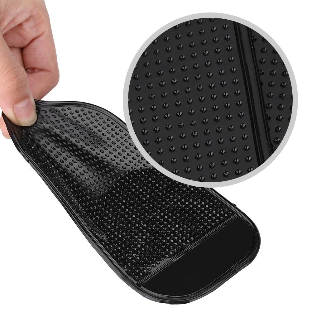 Tebru 5Pcs Car Grip Pad Non-Slip Sticky Anti-Slide Dash Cell Phone Holder Black Mat ,Anti-slip Pad, Anti-Slide Pad