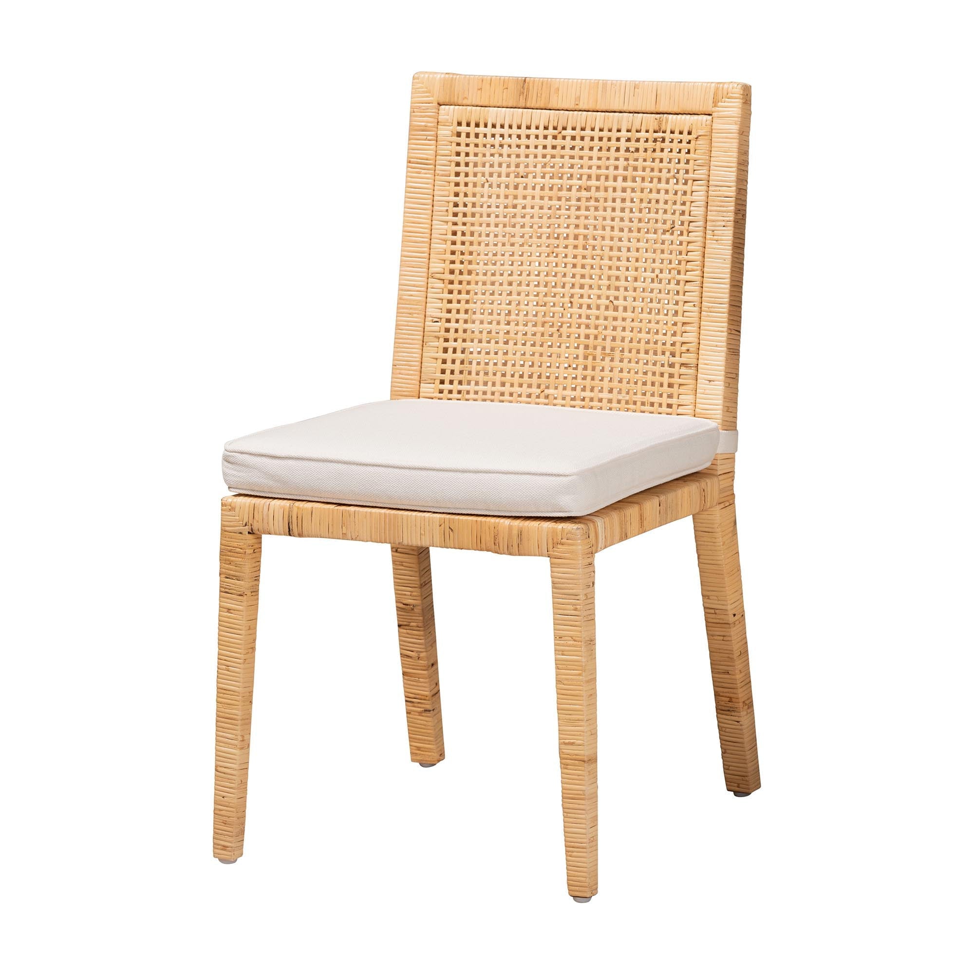 bali & pari Sofia Dining Chair, Natural