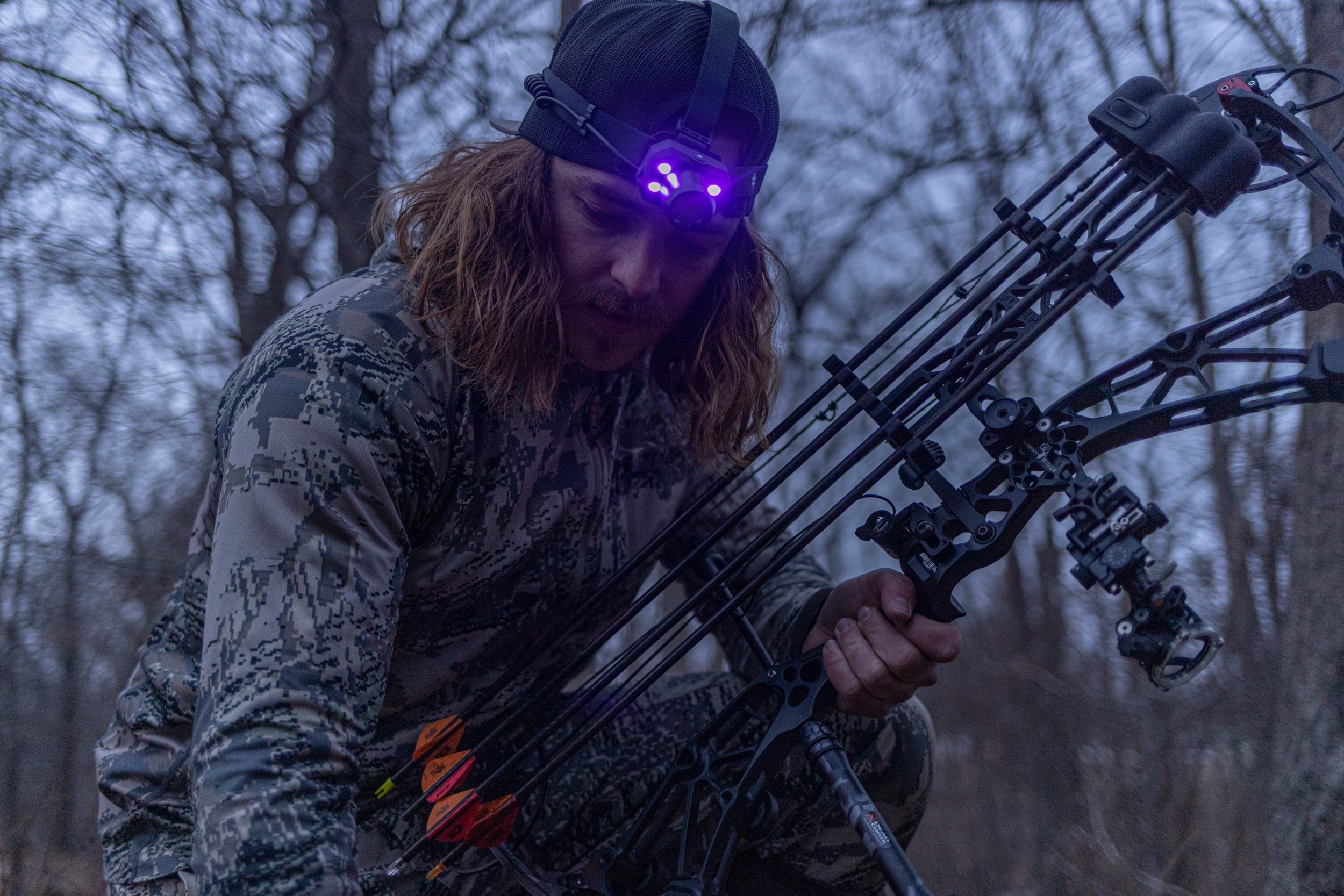 Swiss Tech Rechargeable 500 Lumens LED Headlamp, IPX4 Weatherproof, UV Blood Tracker