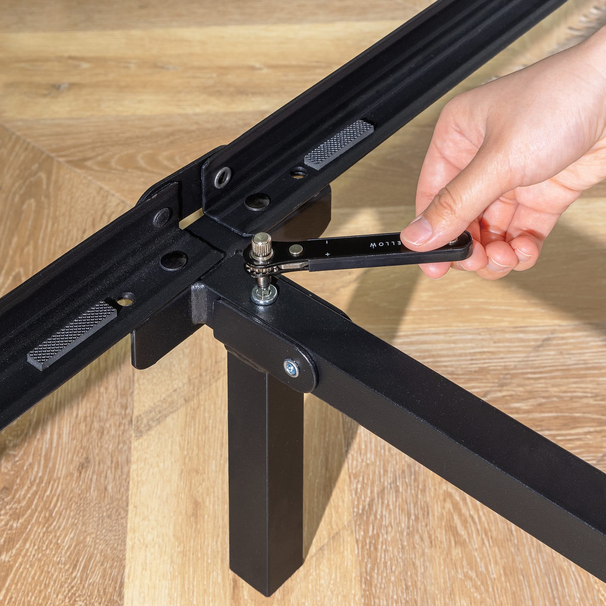 Mellow 7 inch Metal Bed Frame, Heavy Duty Steel Construction Compatible, Queen