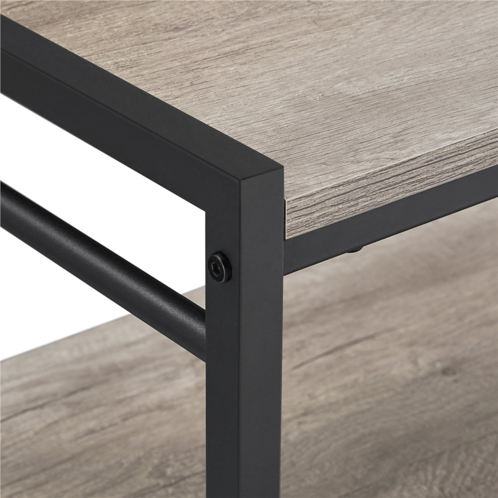 Yaheetech 4-tier Baker's Rack with High Display Shelf and 5 S-Shape hooks, Gray