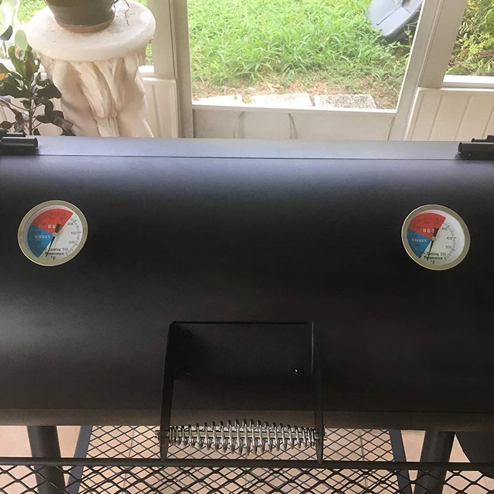 Papaba Thermometer,Stainless Steel Barbecue BBQ Smoker Grill Thermometer Temperature Gauge Tester