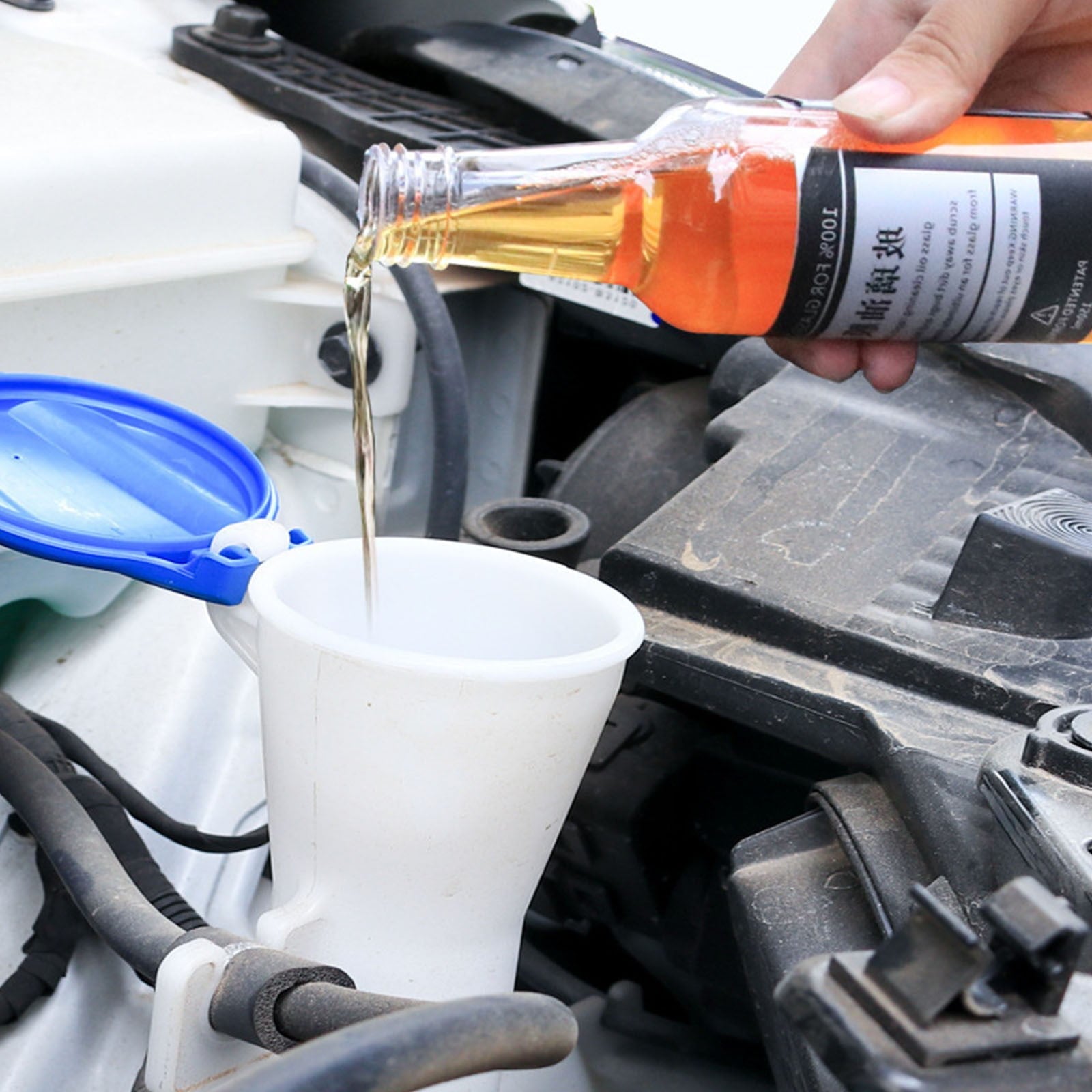 WQQZJJ Office Supplies 150ml Car Glass Oil Film Cleaner, Glass Film Removal Cream, Car Windshield Oil Film Cleaner, Glass Stripper Water Stain Remover 2pcs Up To 40% Off Home on Clearance