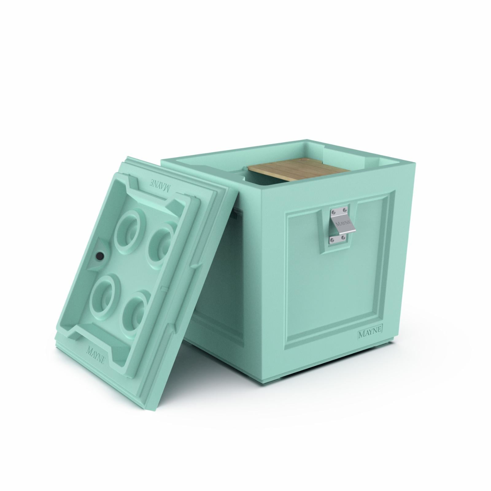 Mayne Fairfield 60 Can Polyethylene Cooler with Bottle Opener, White