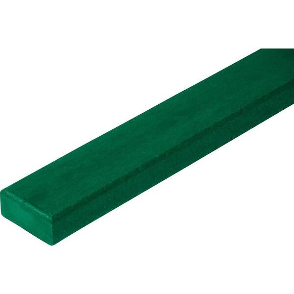 6 ft. Green Commercial Park Recycled Plastic Portable Table and Surface Mount