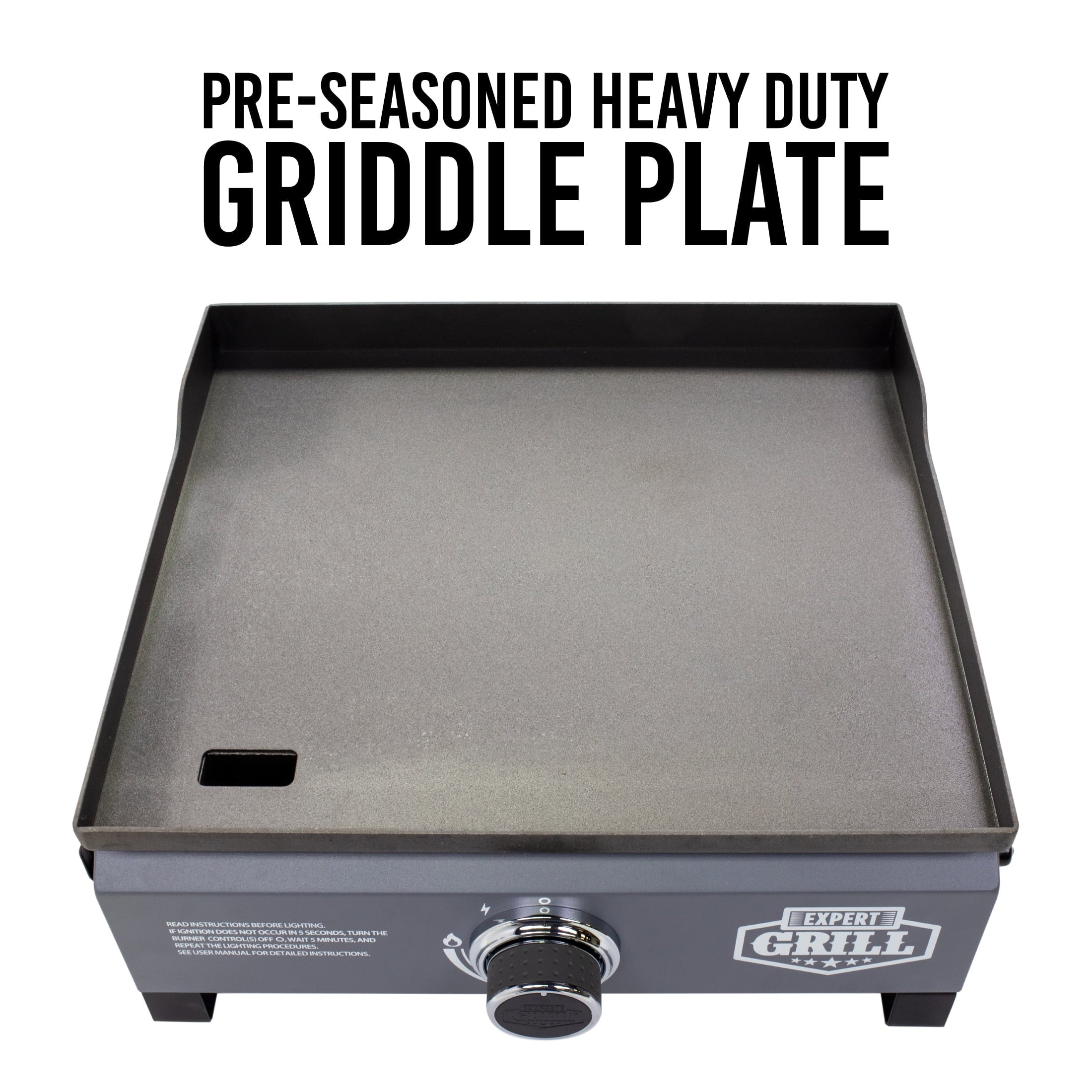Grill 1-Burner Tabletop Propane Gas Griddle