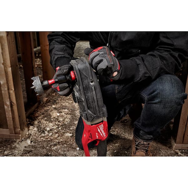 M18 FUEL 18-Volt Lithium-Ion Brushless Cordless GEN 2 SUPER HAWG 7/16 in. Right Angle Drill with M18 FUEL Hackzall