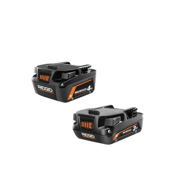 18V Brushless Cordless 4-Tool Combo Kit with (1) 4.0 Ah and (1) 2.0 Ah MAX Output Batteries, 18V Charger, and Tool Bag