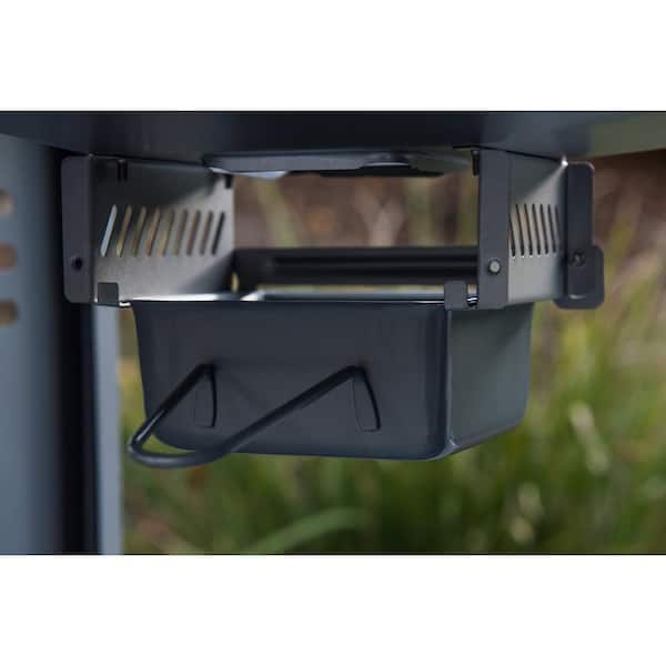 4-Burner Propane Gas Grill in Red with Side Burner