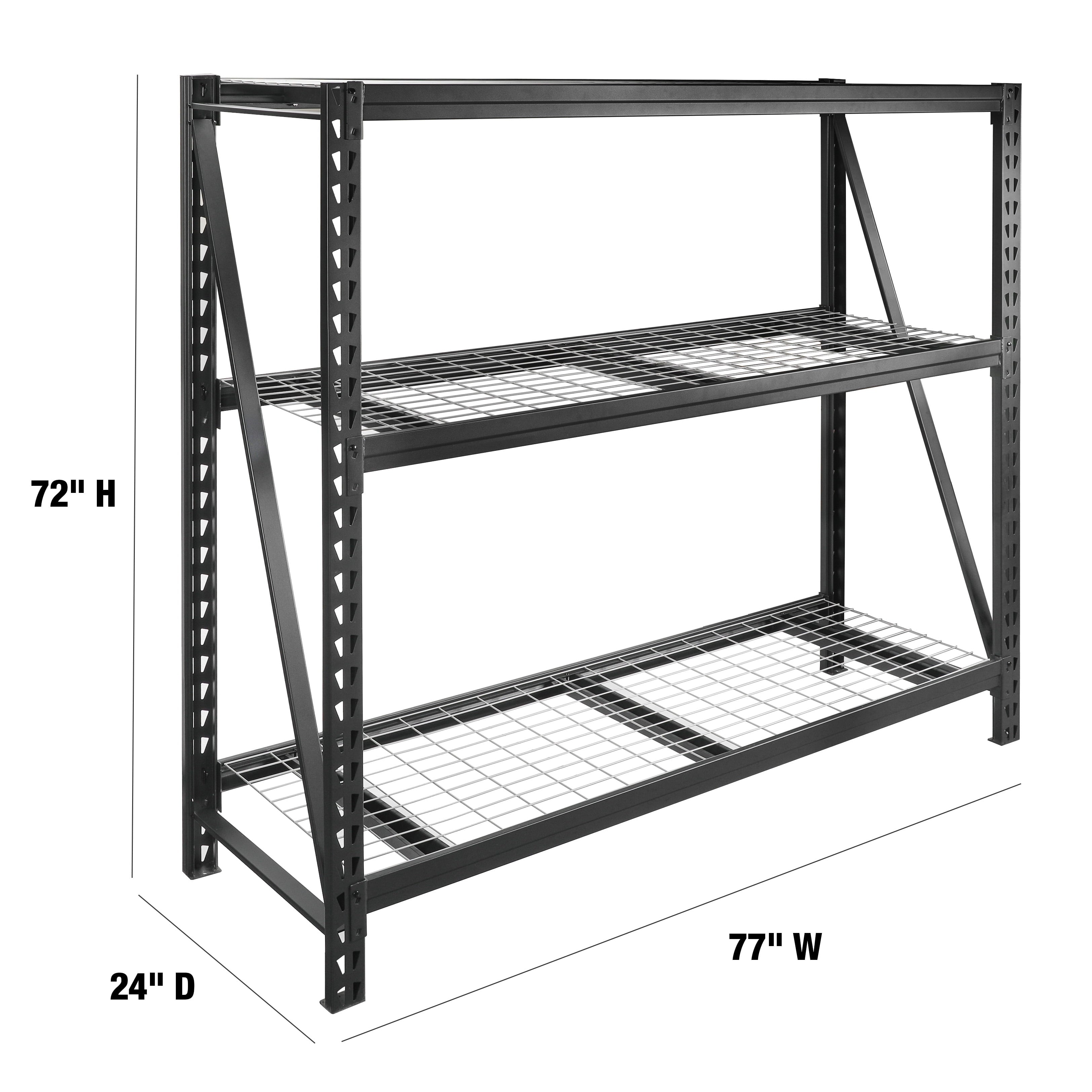 WORKPRO Steel 3-Tier Storage Shelf Unit 72