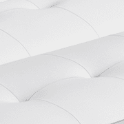 Easyfashion Convertible Faux Leather Futon Sofa Bed, Black