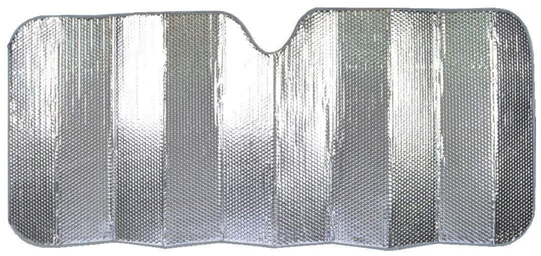 Unique Imports Super Jumbo Dual Layer Reflective Bubble Design Car Truck SUV Auto Sun Shade Windshield Reflector New Patented Thermal Material