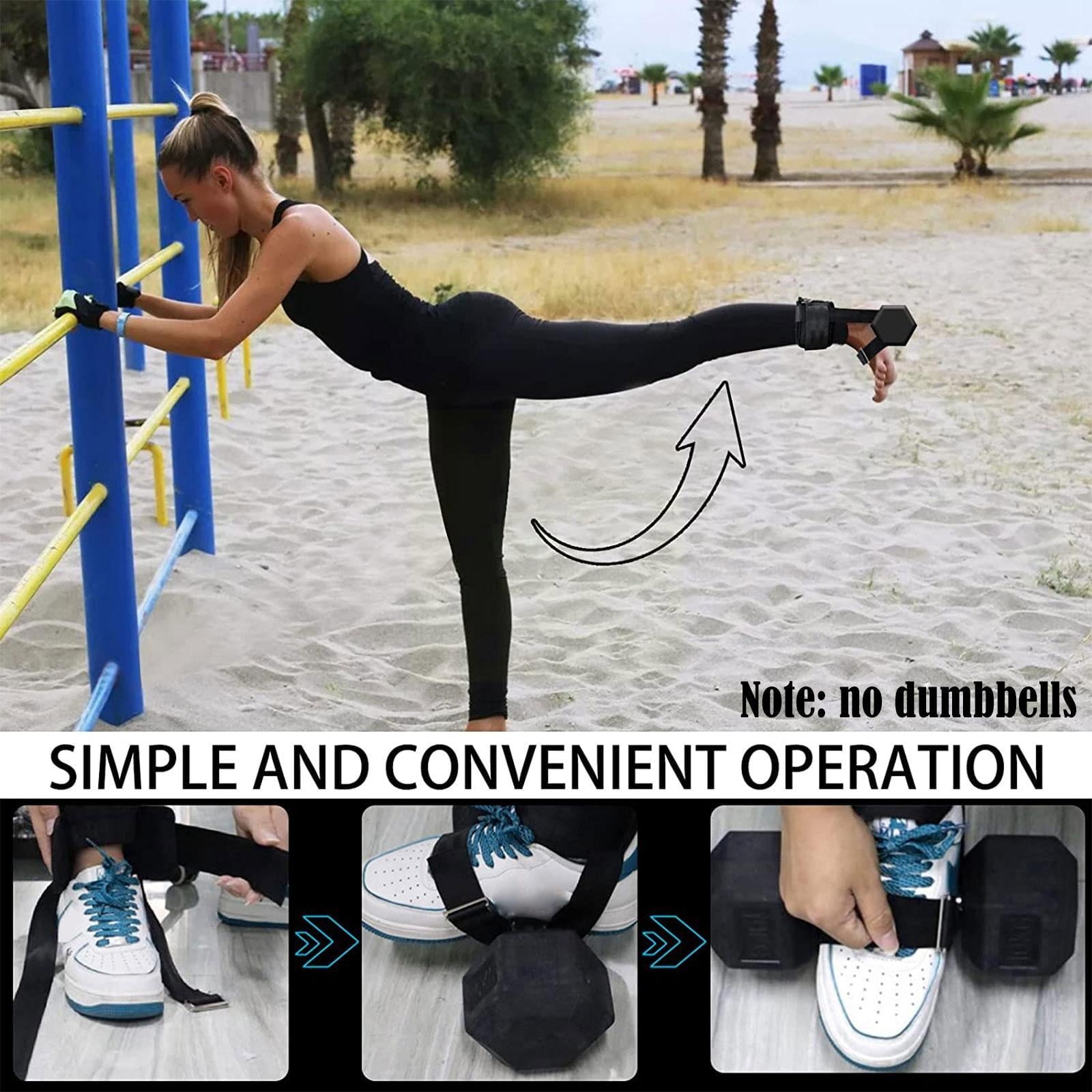 1Pcs Adjustable Weight Dumbbell Ankle Straps Weight Lifting Shoe AttachmentAnkle Straps Leg Curl Machine