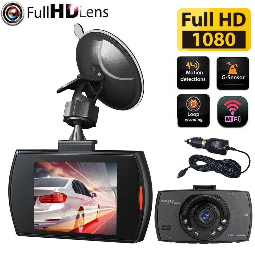 Onemayship 3'' Vehicle  Dash Cam 1080P Full HD Car DVR Dashboard Camera Video Recorder with G-Sensor Night Vision Loop Recording（Black）