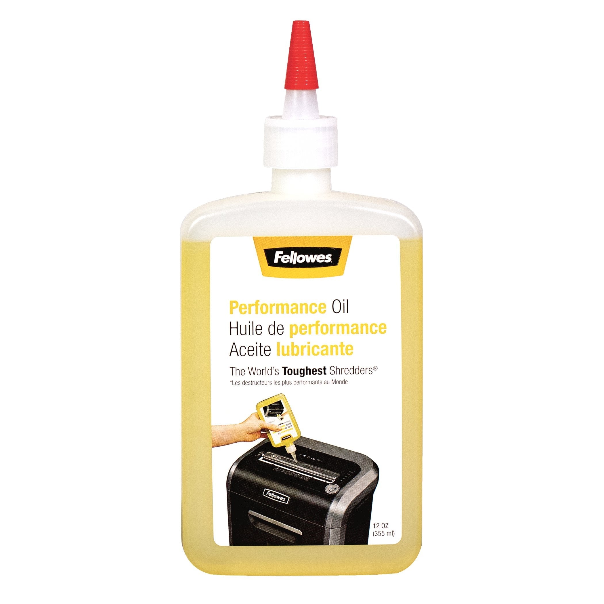 Fellowes Powershred Shredder Oil/Lubricant – 12 oz. Bottle