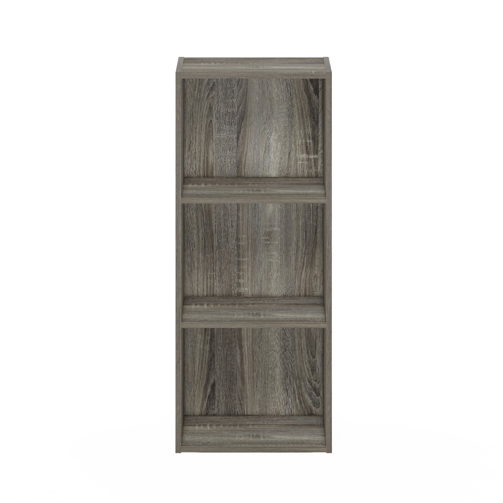 Furinno Luder 3-Tier Open Shelf Bookcase, French Oak