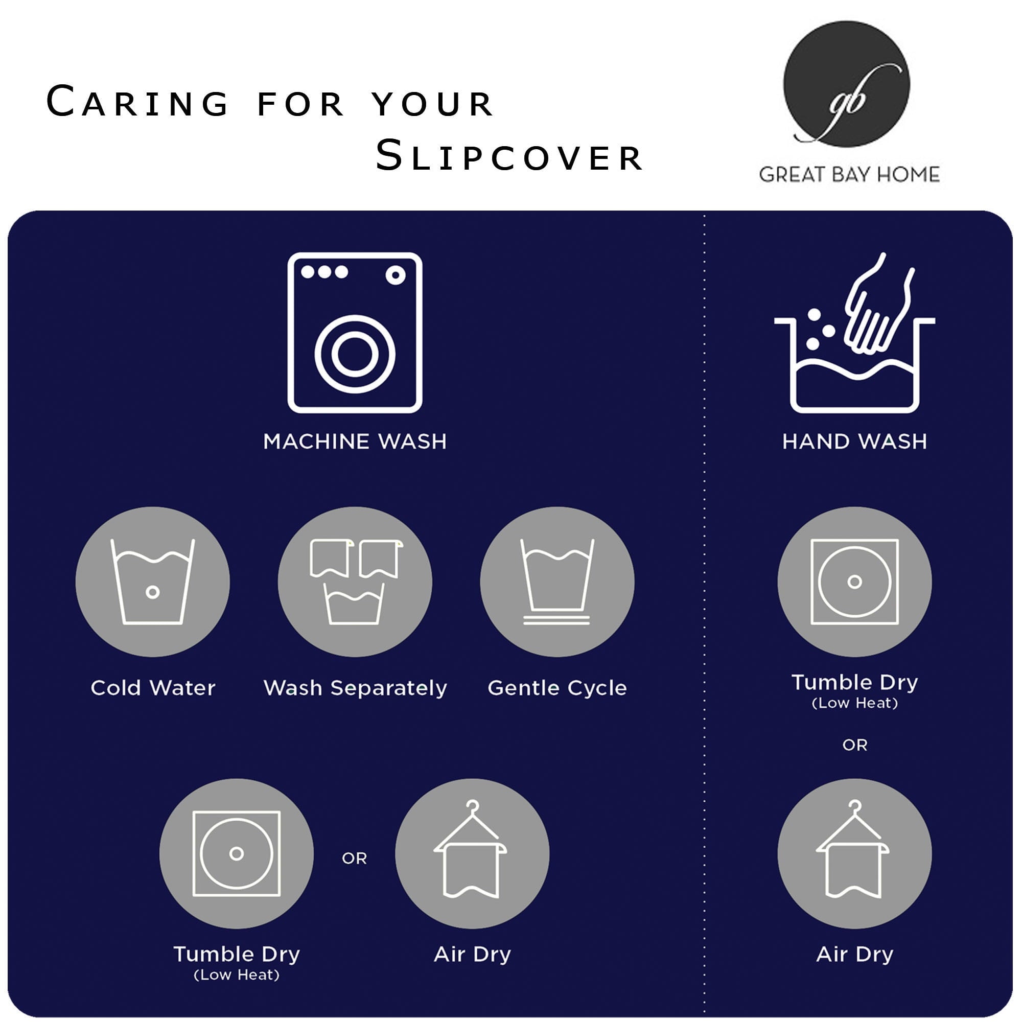 Great Bay Home 1-Piece Velvet Plush Printed Armchair Stretch Slipcover, Grey