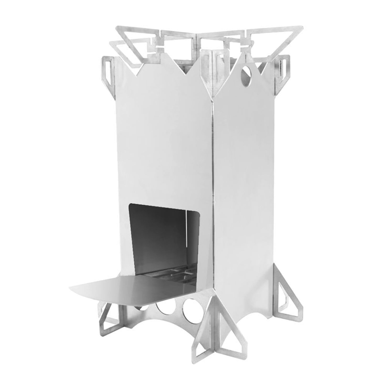 Kayannuo Christmas Clearance Folding Portable Barbecue Charcoal Grill, Barbecue Desk Tabletop Outdoor Stainless Steel Smoker BBQ For Outdoor Cooking Camping Picnics Beach