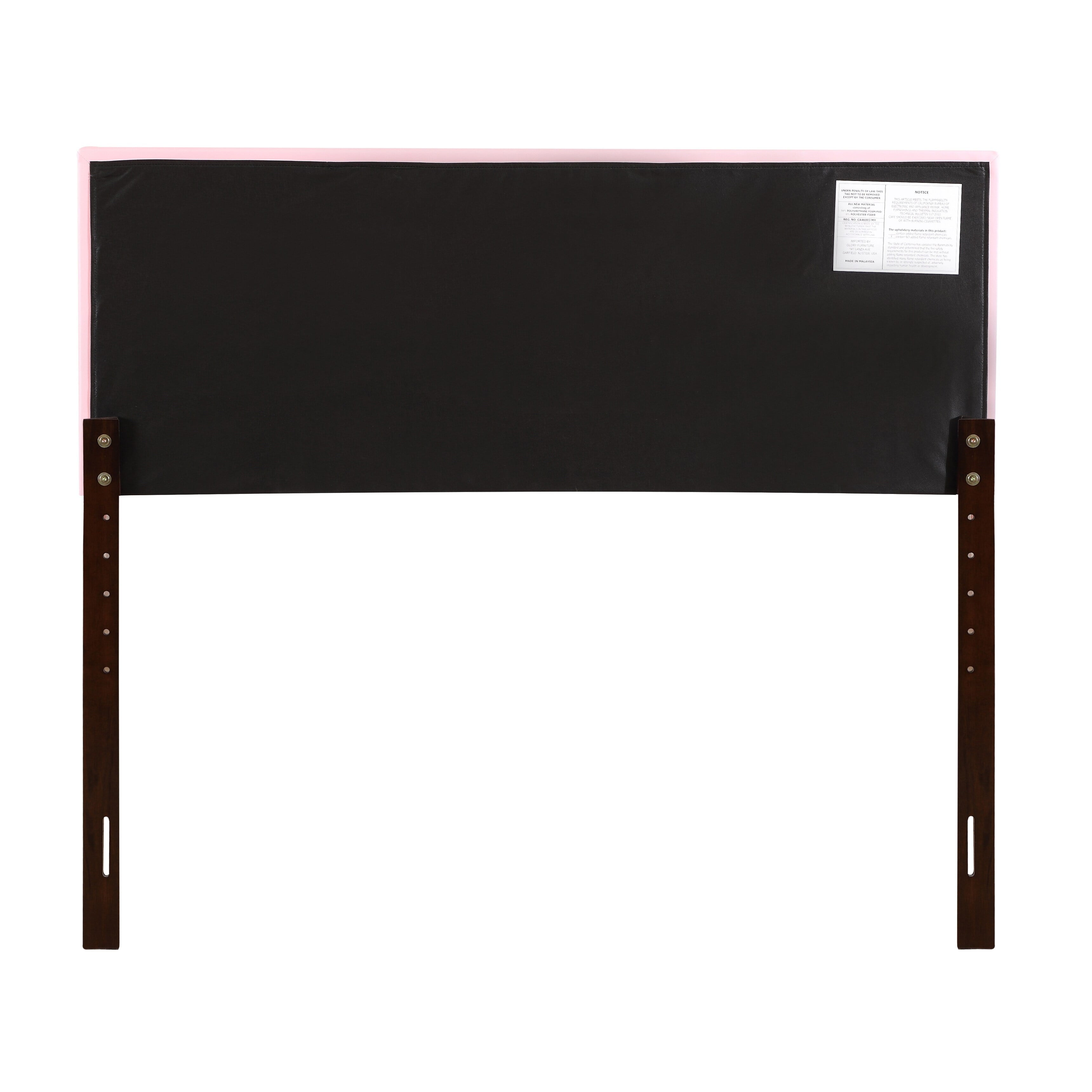 LYKE Home London Pink Jeweled Full Headboard