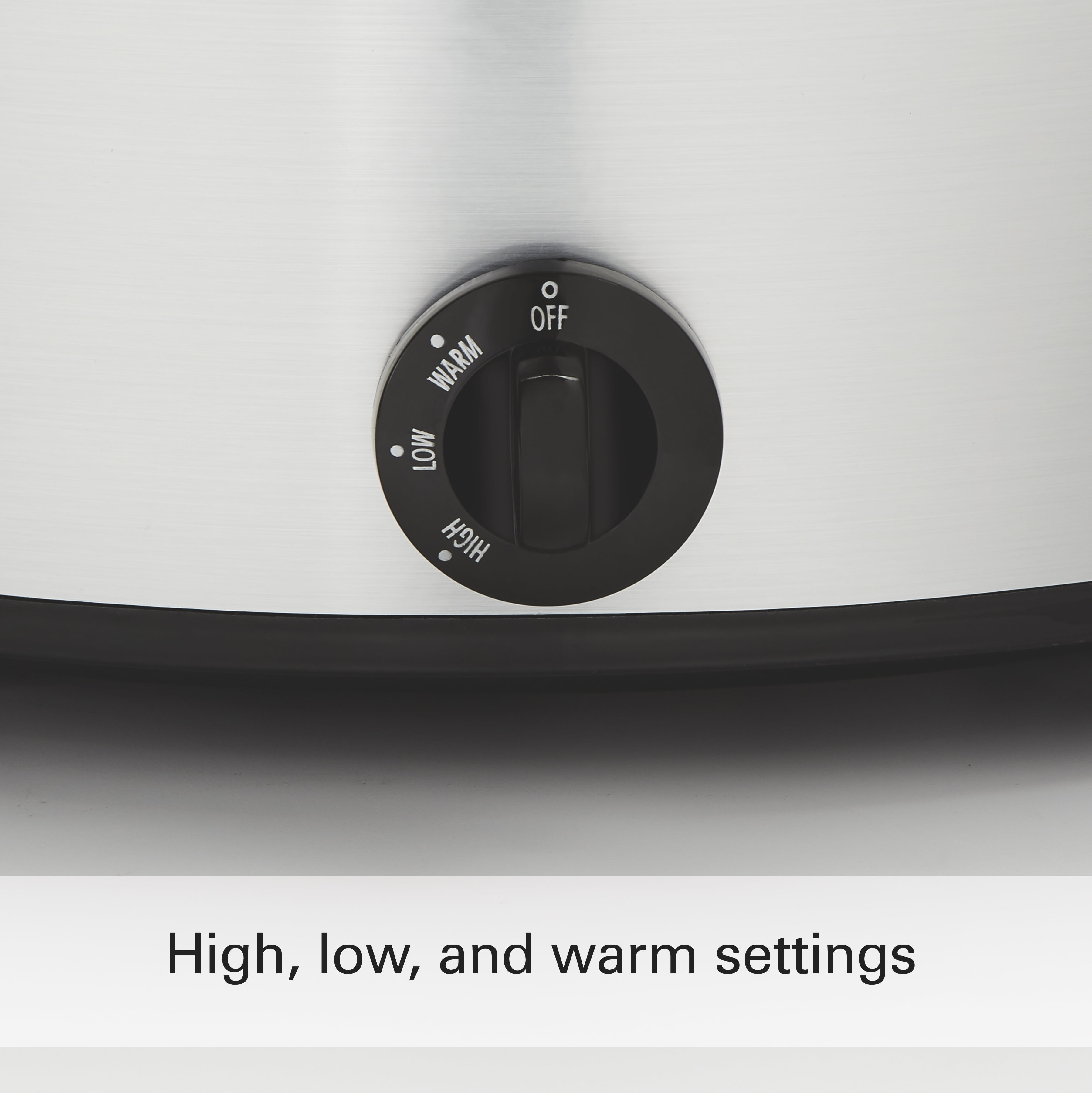 Hamilton Beach Slow Cooker, 10 Quart Capacity, Extra-Large, Removable Crock, Silver, 33190