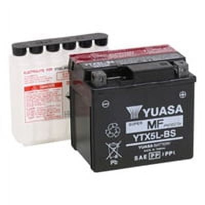Yuasa Ytx5l Bs Maintenance Free 12 Volt Battery