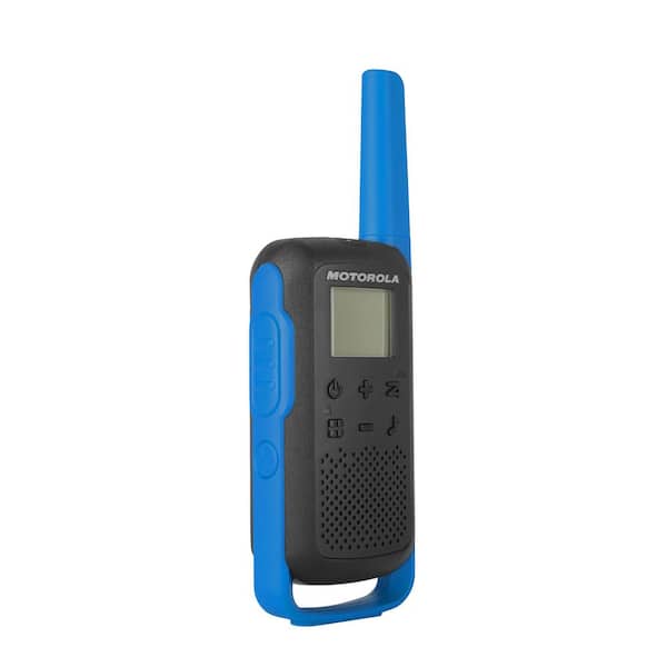 Talkabout T270TP Rechargeable 2-Way Radio in Black with Blue (3-Pack)
